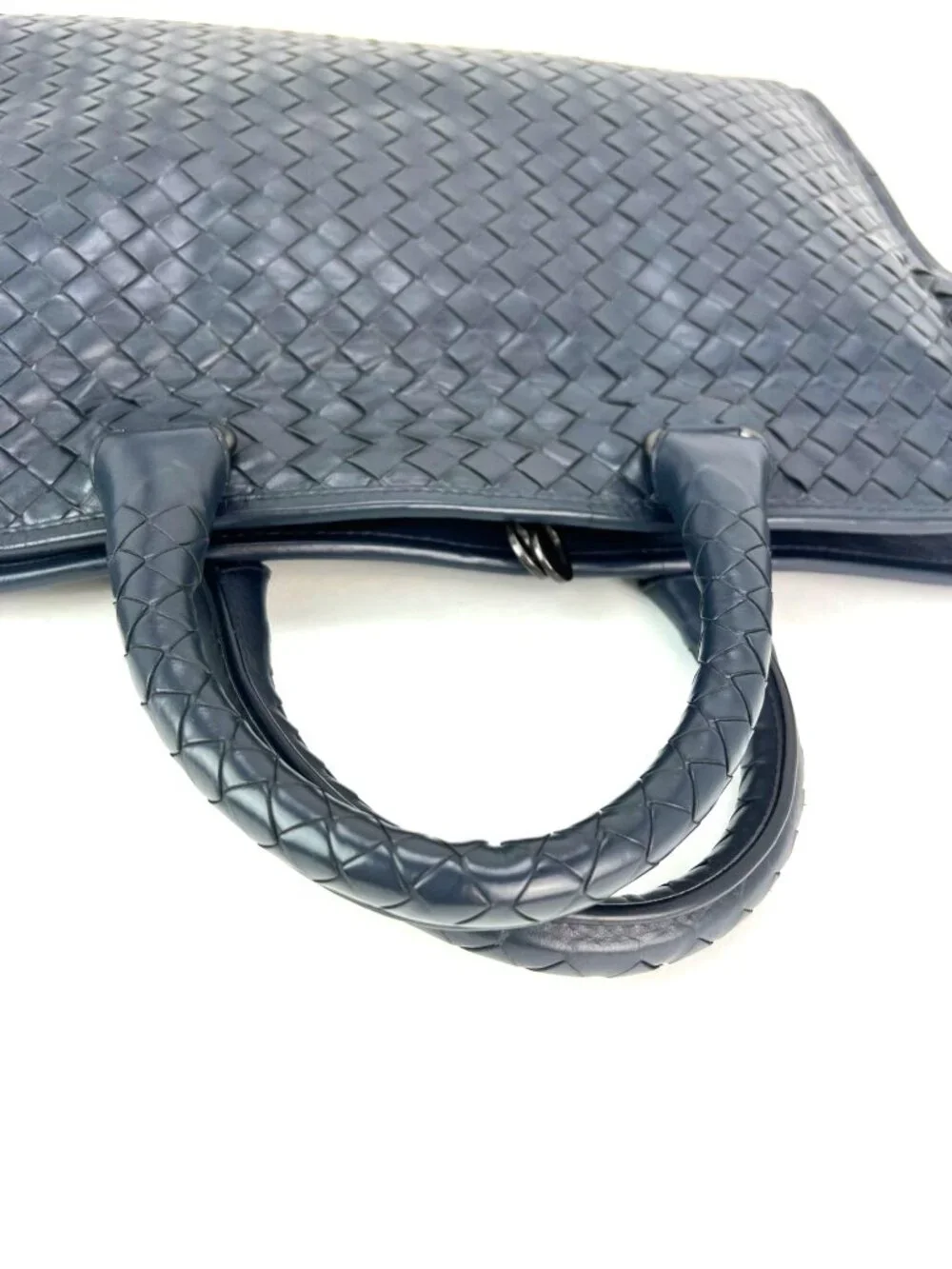 Bottega Veneta Intrecciato Top Zip Briefcase Attache Bag